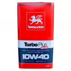 Олива моторна WOLVER Turbo Plus 10W-40 5л (22029) (4260360940996)
