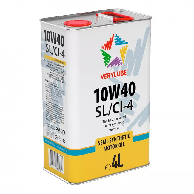 Моторное масло Xado Verylube 10W-40 SL/CI-4 4л (XB20264)