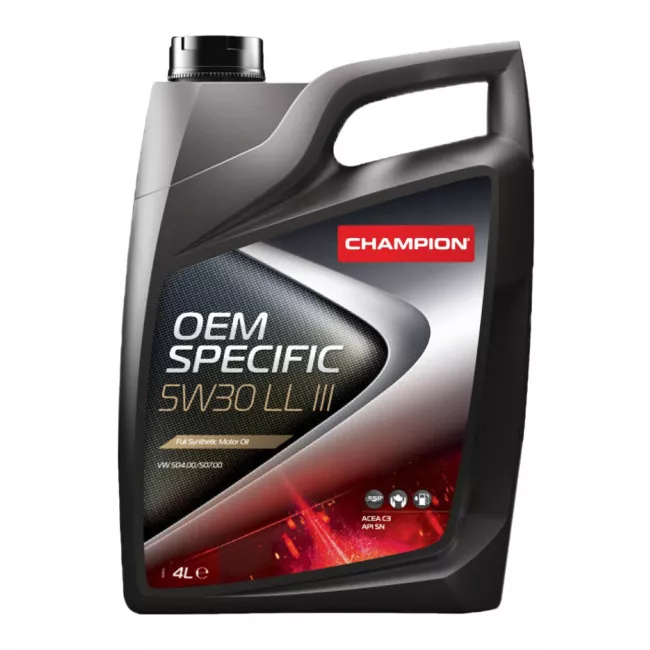 Моторна олива CHAMPION Oil OEM SPECIFIC 5W-30 LL III 4л (OFFICIALTECH WOLF)