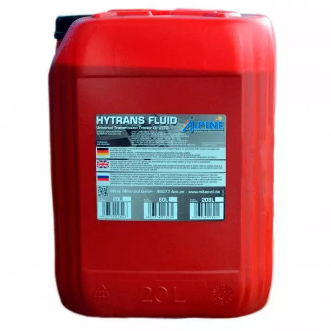 Трансмісійна олива Alpine UTTO Hytrans Fluid 80W GL-4 20л (0805-20) (0805-20)