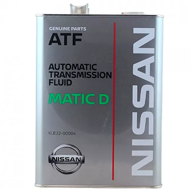 Трансмиссионное масло Nissan ATF Matic Fluid D 4л (KLE2200004)