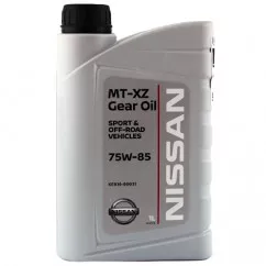 Масло трансмиссионное NISSAN "MT-XZ Gear Oil 75W-85" 1л (KE91699931)