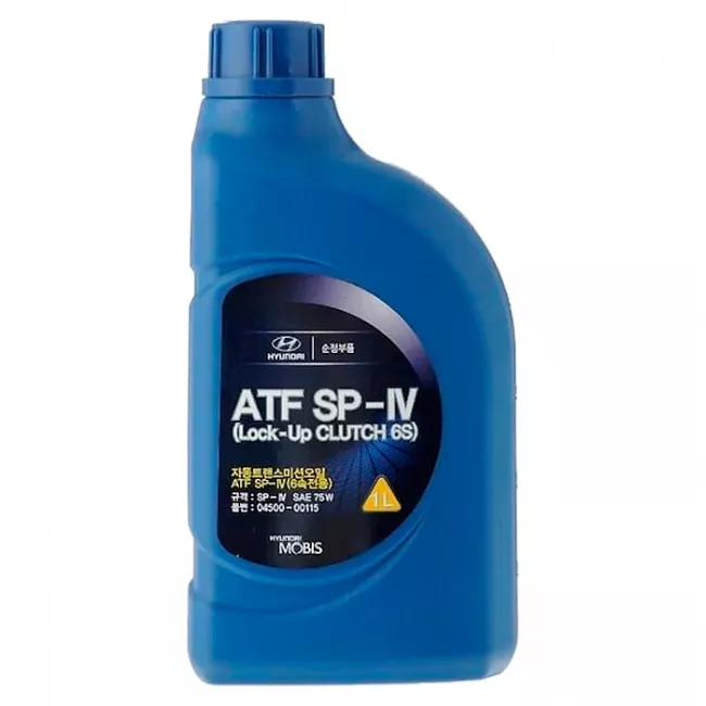 Трансмиссионное масло Hyundai/Kia ATF SP-IV 75W 1л (0450000115) Трансмиссионное масло Hyundai/Kia ATF SP-IV 75W 1л (0450000115)