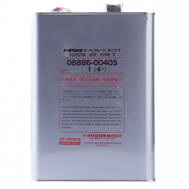 Трансмиссионное масло TOYOTA ATF TYPE T 4л (0888600405) Трансмиссионное масло TOYOTA ATF TYPE T 4л (0888600405)