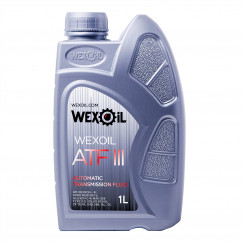 Трансмиссионное масло Wexoil ATF III 1л