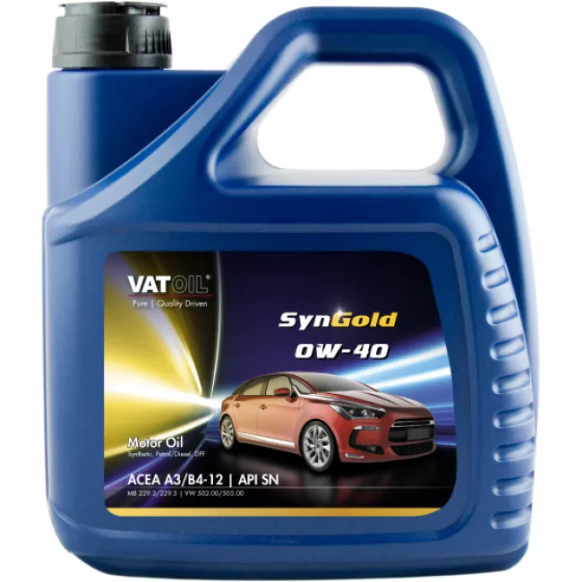 Масло моторное Vatoil SYNGOLD 0W-40 4л (50536)