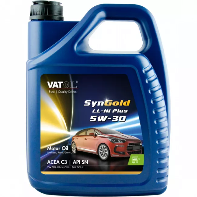 Масло моторное Vatoil SYNGOLD LL-III PLUS 5W-30 5л (50642)