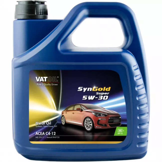 Масло моторное Vatoil SYNGOLD SUPER 5W-30 4л (50541)