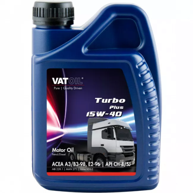 Масло моторное Vatoil TURBO PLUS 15W-40 1л (50055)