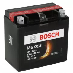 Мото акумулятор Bosch 6СТ-12Ah (+/-) (0 092 M60 180)