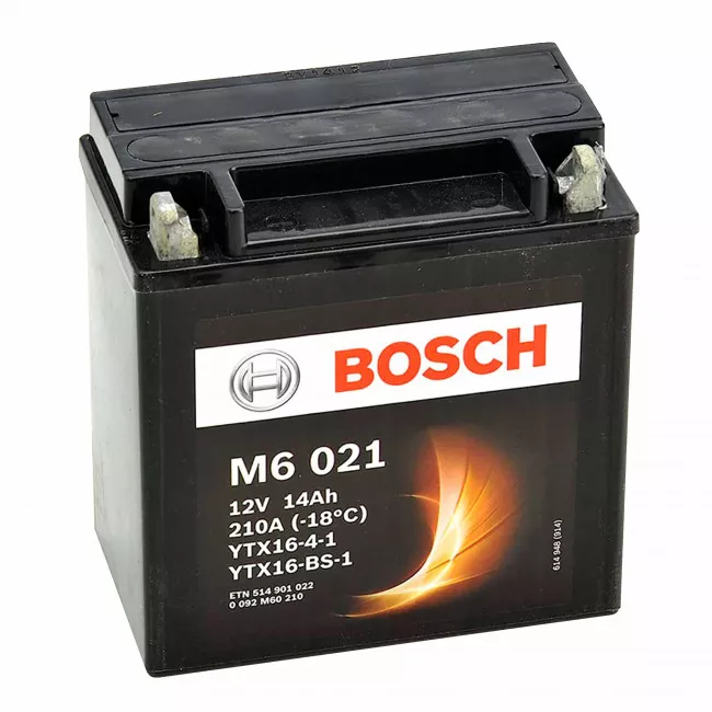 Мото акумулятор BOSCH М6 021 6СТ-14Аh Аз (0092M60210)