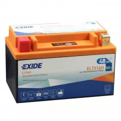 Мото акумулятор Exide 6СТ-4Ah (+/-) (ELTX14H)