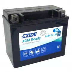 Мото акумулятор Exide AGM 6CT-10Ah (+/-) (AGM12-10)