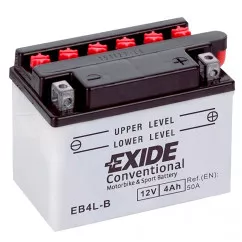 Мото акумулятор EXIDE CONVENTIONAL 6СТ-4Ah АЗЕ 12В 50А (EN) (EB4L-B)