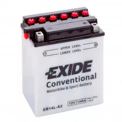Мото аккумулятор кислотный EXIDE 14Ah АзЕ 145A (EB14L-A2)