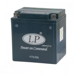 Мото акумулятор LP Baterry AGM 6СТ-30Ah (-/+) (MB YTX30L)