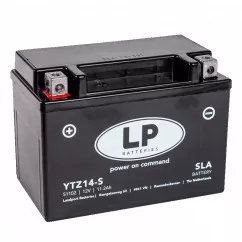 Мото акумулятор LP Battery AGM 6СТ-11.2Ah (+/-) (YTZ14S-BS)
