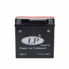 Мото акумулятор LP Battery AGM 6СТ-6Ah (-/+) (YTX7L-BS)
