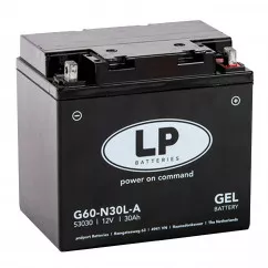 Мото акумулятор LP BATTERY GEL 30Ah 325A АзЕ (G60-N30L-A)