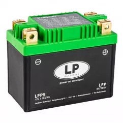 Мото аккумулятор LP Battery Lithium 6СТ-1.6Ah (-/+) (LFP5)