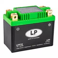 Мото аккумулятор LP Battery Lithium 6СТ-2.4Ah (-/+) (LFP7Z)