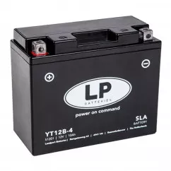 Мото акумулятор LP Battery SLA 6СТ-10Ah (-/+) (YT12B-4)