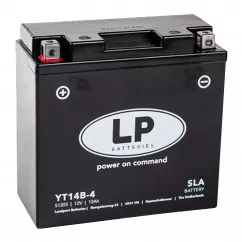 Мото аккумулятор LP Battery SLA 6СТ-12Ah (+/-) (YT14B-4)
