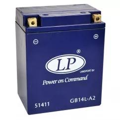 Мото аккумулятор LP Battery GEL 6СТ-14Ah (-/+) (GB14L-A2)