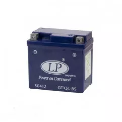 Мото аккумулятор LP Battery GEL 6СТ-6Ah (-/+) (GTX5L-BS)