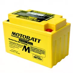 Мото акумулятор Motobatt AGM 6СТ-10Ah (-/+) (MBTX9U)