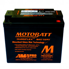 Мото аккумулятор MOTOBATT залитый и заряженный AGM 21Ah 310A АзЕ (MBTX20UHD)