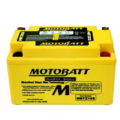 Мото акумулятор Motobatt AGM 6СТ-8.6Ah (-/+) (MBTZ10S)