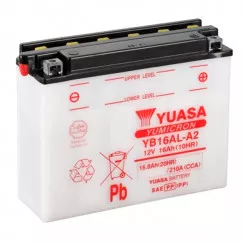 Мото аккумулятор Yuasa 6СТ-16Ah (-/+) (YB16AL-A2 (CP))