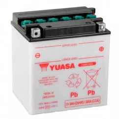 Мото акумулятор YUASA 6СТ-30 Аз (YB30L-B)