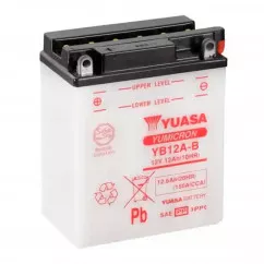 Мото аккумулятор Yuasa 6СТ-12Ah (+/-) (YB12A-B)