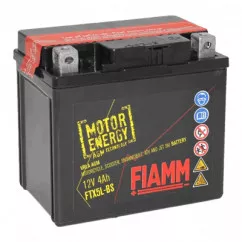 Мото акумулятор Fiamm 6СТ-4Ah (-/+) (FTX5L-BS)