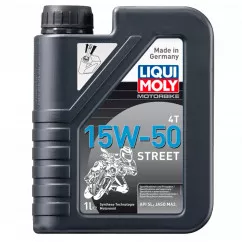 Моторное масло Liqui Moly Motorbike 4T Street 15W-50 1л