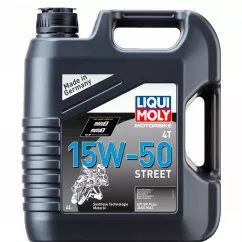 Моторна олія 4Т LIQUI MOLY Motorbike 4T Street 15W-50 1689 4л (1689)