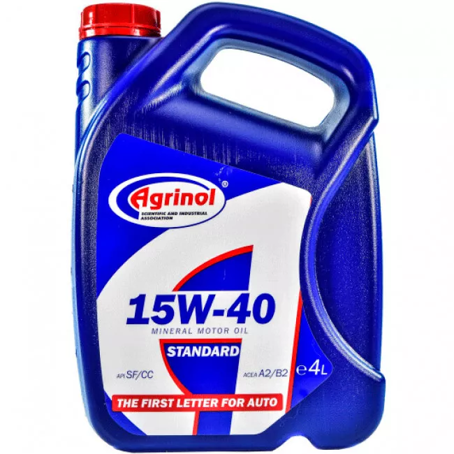 Моторное масло Агринол Standart 15W-40 SF/CC 4л