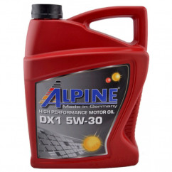 Масло моторное Alpine DX1 5W-30 4л (1665-4) (50474)