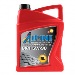Масло моторное Alpine DX1 5W-30 5л (1665-5) (29723)