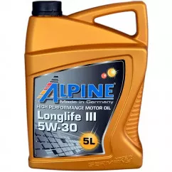 Масло моторное Alpine Longlife III C3 5W-30 5л (0285-5)