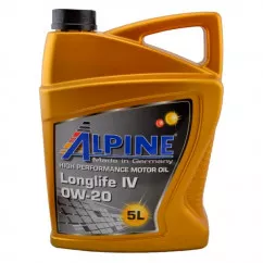 Моторна олія Alpine Longlife IV 0W-20 5л (1460-5) (29717)