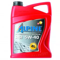 Моторное масло Alpine RSi 5W-40 4л