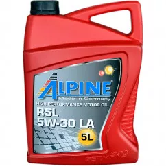 Масло моторное Alpine RSL 5W-30 LA 5л (0305-5) (23435)