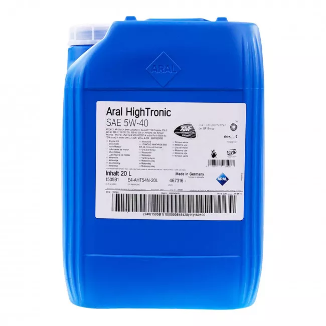 Моторна олива Aral HighTronic 5W-40 20 л (20633)