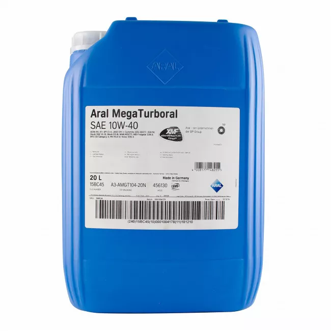 Моторное масло Aral MegaTurboral 10W-40 20л (15BC45) Моторное масло Aral MegaTurboral 10W-40 20л (15BC45)