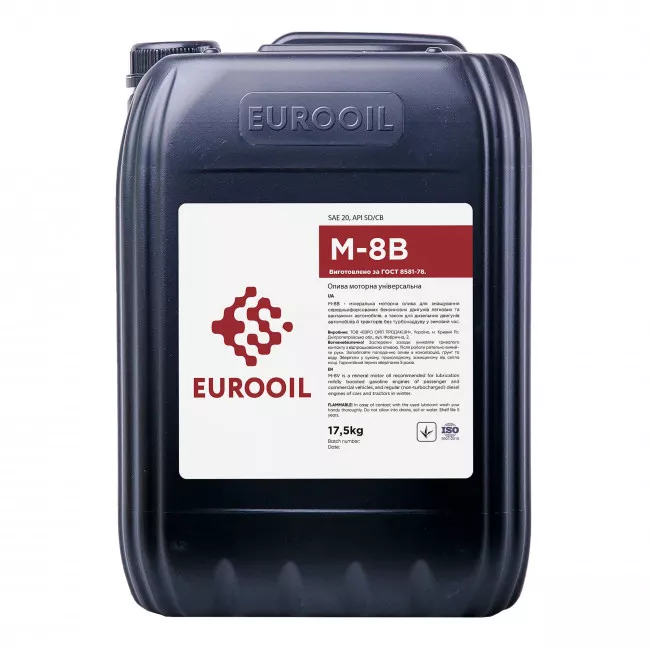 Моторное масло Eurooil М-8В 17.5кг Моторное масло Eurooil М-8В 17.5кг