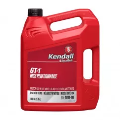 Моторное масло Kendall GT-1 High Performance LiquiTek SP, SN 10W-40 3,785л (1081202)