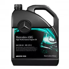 Моторное масло Mercedes Benz High Performance Engine Oil 0W-40 5л